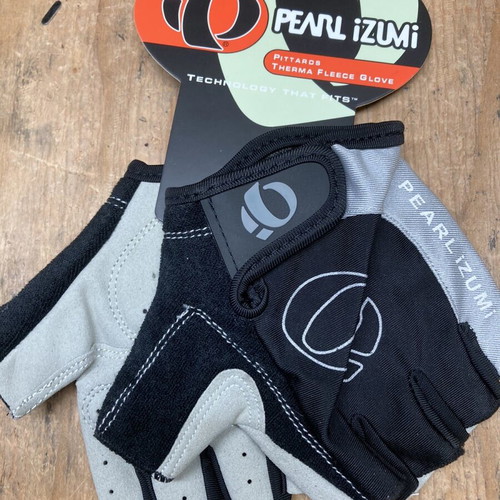 Cycling gloves new, short, sizes L and XL, black/grey and black/red
