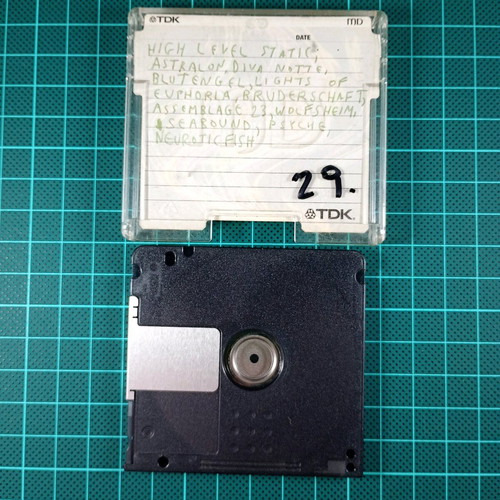 Minidisc TDK MD74 used audio recording disc