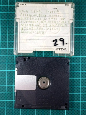 Minidisc TDK MD74 used audio recording disc