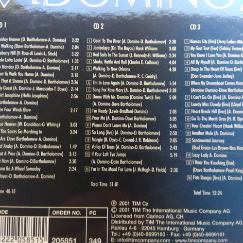 Fats Domino 3CD Compilation New
