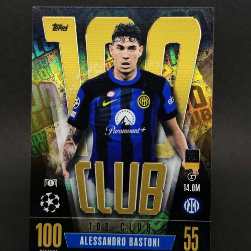 Bastoni 100 Club Topps collectible card like new