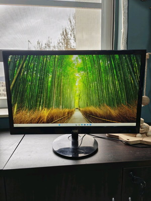 AOC 22" USB (DisplayLink) monitor used, ideal as second screen