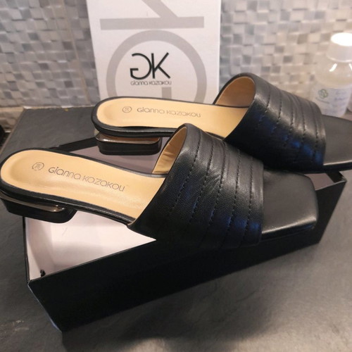 Gianna Kazakou shoes used, size 38, black leather