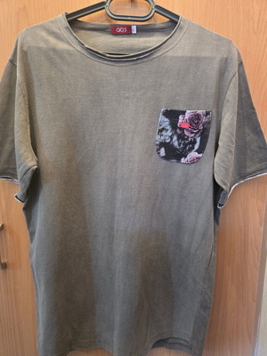 GIO.S men's grey T-shirt Large like new with pocket