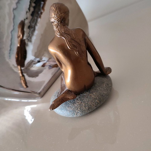 The Little Mermaid Statue Souvenir From Copenhagen in Excellent Condition