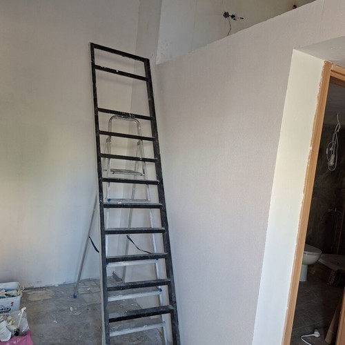 Iron ladder painted and maintained