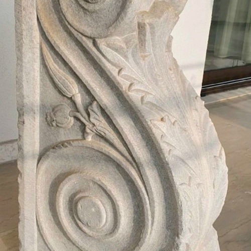 Marble handmade carved corbels used, set of 2 pieces