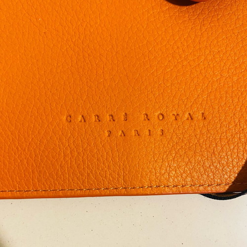 Carré Royal tablet case new leather orange