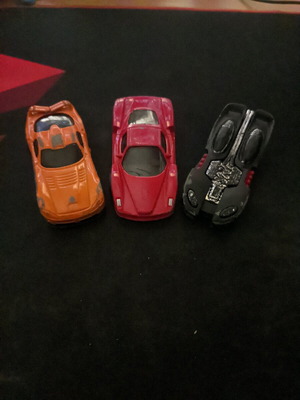 Hot Wheels - Siku cars used, pack of 3