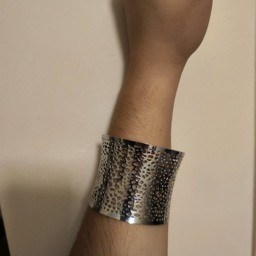Steel rod bracelet new from jewelry store