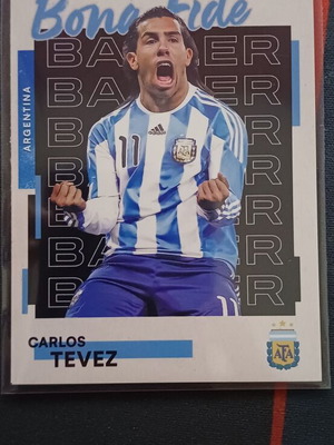 Topps Argentina Team Set 2026 Carlos Tevez Bona Fide Baller card like new