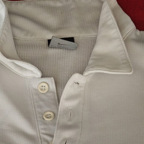 Nike vintage men's polo shirt used, white, sizes L XL