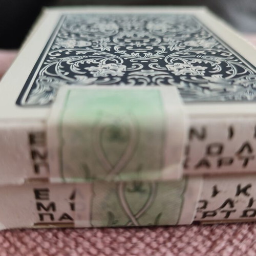 Greek Monopoly collectible playing cards sealed, set of two