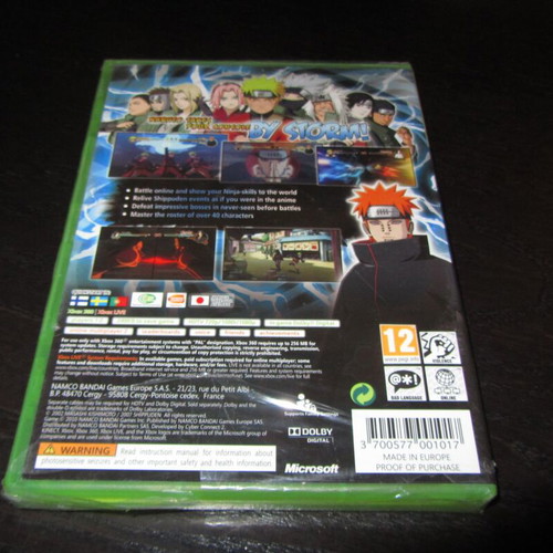 Naruto Shippuden Ultimate Ninja Storm 2 Xbox 360 καινούργιο σφραγισμένο