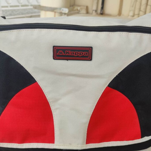 Kappa shoulder bag like new, black and red, with large compartments