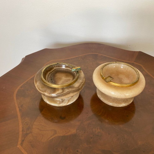 Onyx decorative items used, set of 2 pieces