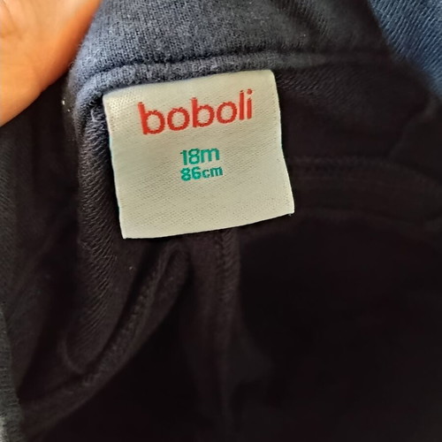 Baby pants soft texture like new, dark blue, up to 18 months