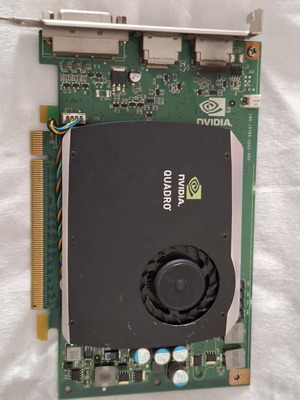Nvidia Quadro FX580 graphics card used