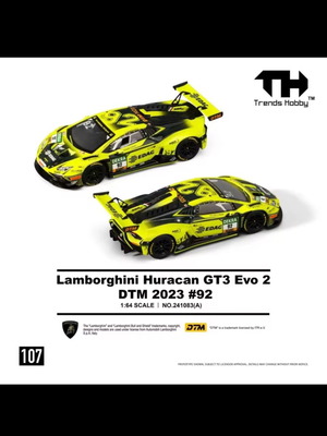Lamborghini Huracan GT3 Evo2 DTM TH Αυτοκινητάκι 1:64 Καινούργιο