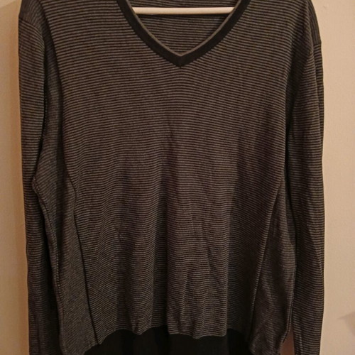 GAP men's long-sleeve spring shirt medium used, black gray