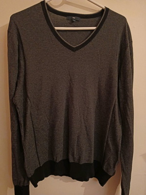 GAP men's long-sleeve spring shirt medium used, black gray