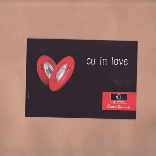 Edgar Entertainment Media Vodafone "CU in love" σαν καινούργιο, 2008