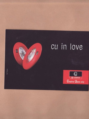 Edgar Entertainment Media Vodafone "CU in love" like new, 2008