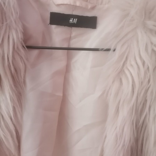 Fur coat H&M beige size M like new
