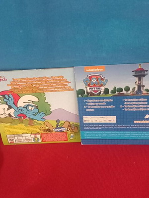Παιδικά DVD Στρουμφάκια και Paw Patrol σαν καινούργιο, μεταγλωττισμένα