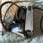 Electric iron used, functional retro
