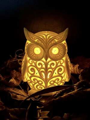 Διακοσμητικό φωτιστικό κουκουβάγια καινούργιο, Boho Ethnic λάμπα