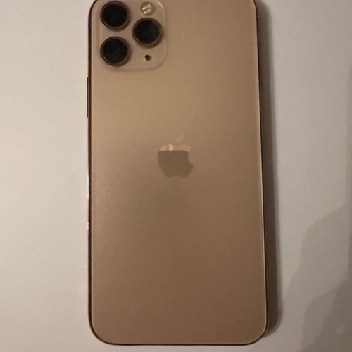 Iphone 11 Pro used, gold, cracked screen, 58% battery capacity
