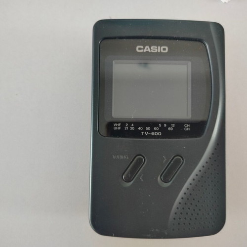 Casio TV-600 vintage portable television used