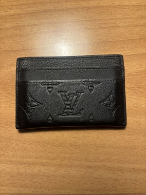 Louis Vuitton Card Holder Monogram Shadow Black like new