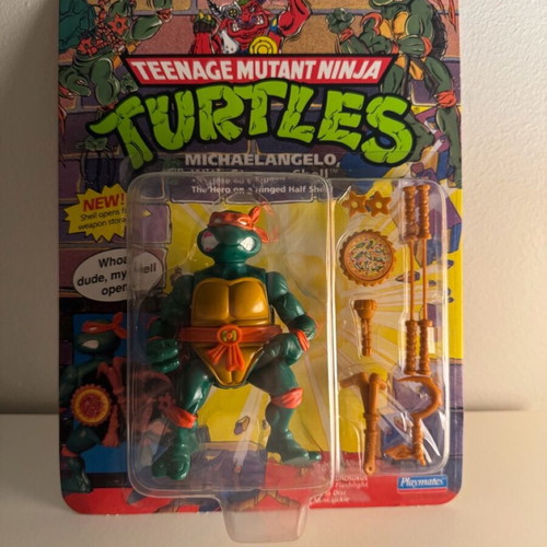 TMNT Michaelangelo vintage action figure sealed new
