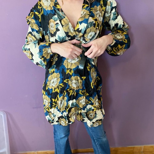 Nidodileda floral dress-shirt like new, size S