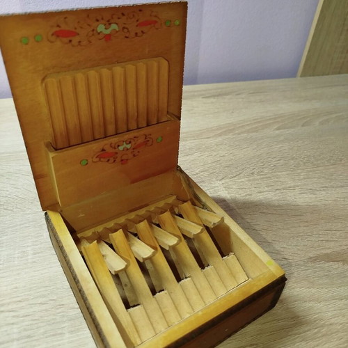 Vintage handmade cigarette case made to order