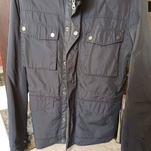 Premium men's jacket like new, navy, size large