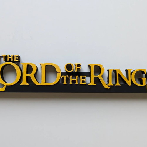 Lord of the Rings Logo new, fantasy decor