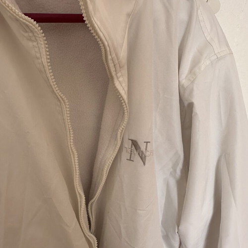 Nautica white reversible jacket used XXL