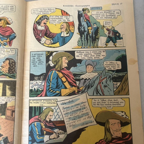 Classic Illustrated Comics used, No 50, Alexandre Dumas
