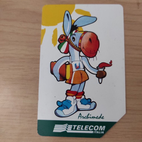 Telecom Italia 1997 phone card used
