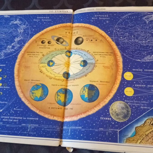 Geographical Atlas of Europe 1988 used with partial cover detachment