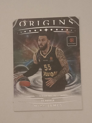 2025-26 Panini Euroleague Origins Mike James Monaco sticker