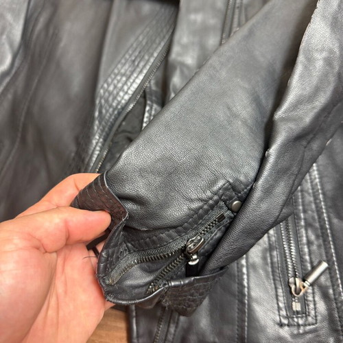 Rock Chic leather jacket used, size 40 (M/L)