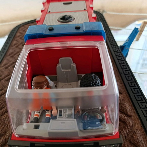 Playmobil fire truck used