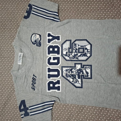 Grey T-shirt for 4-year-old boy like new, size 104 cm
