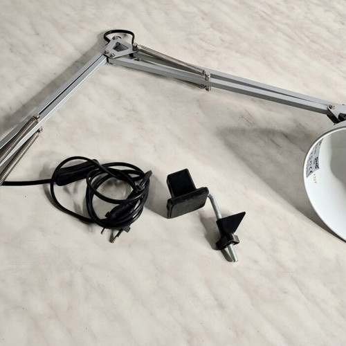 IKEA TERTIAL desk lamp like new, adjustable arm, silver