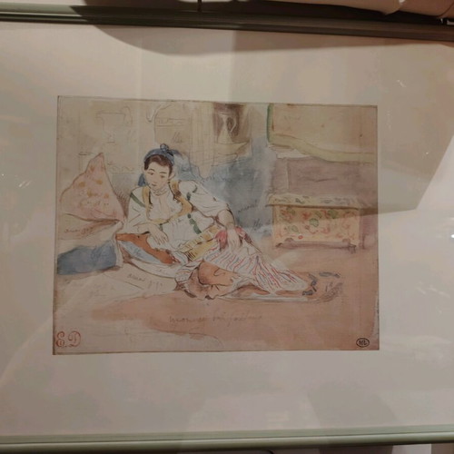 Paintings with Delacroix designs like new, set of 2 pieces