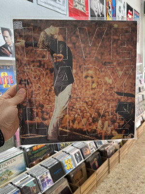 INXS Live Baby Live 1985 vinyl album, alternative rock